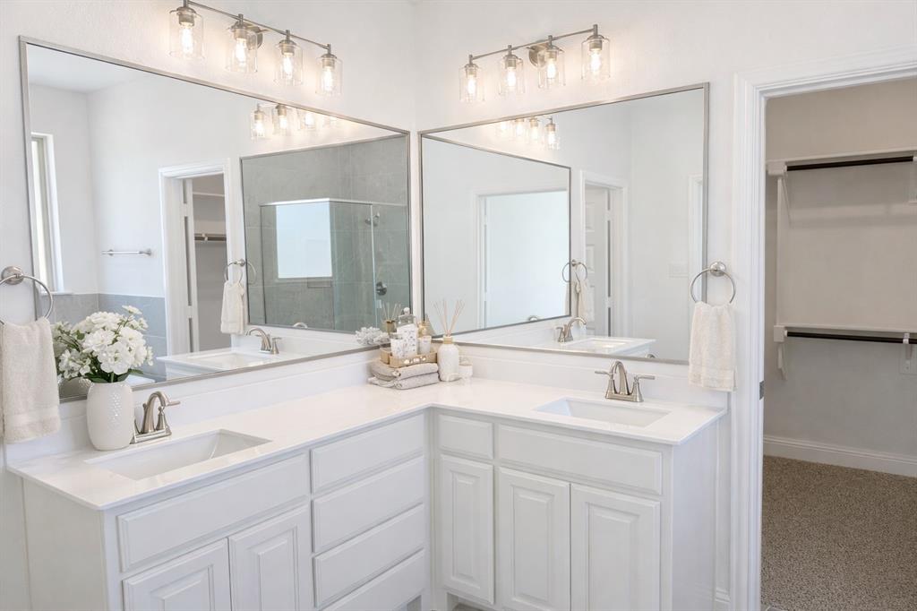 118 Bitsy Boyd, TX 76023 - Photo 35 of 40 Master Bathroom Vanity Virtually Staged