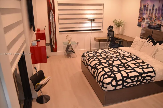 a room with glass door and glass windows