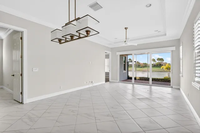 a view of an entryway with a glass door