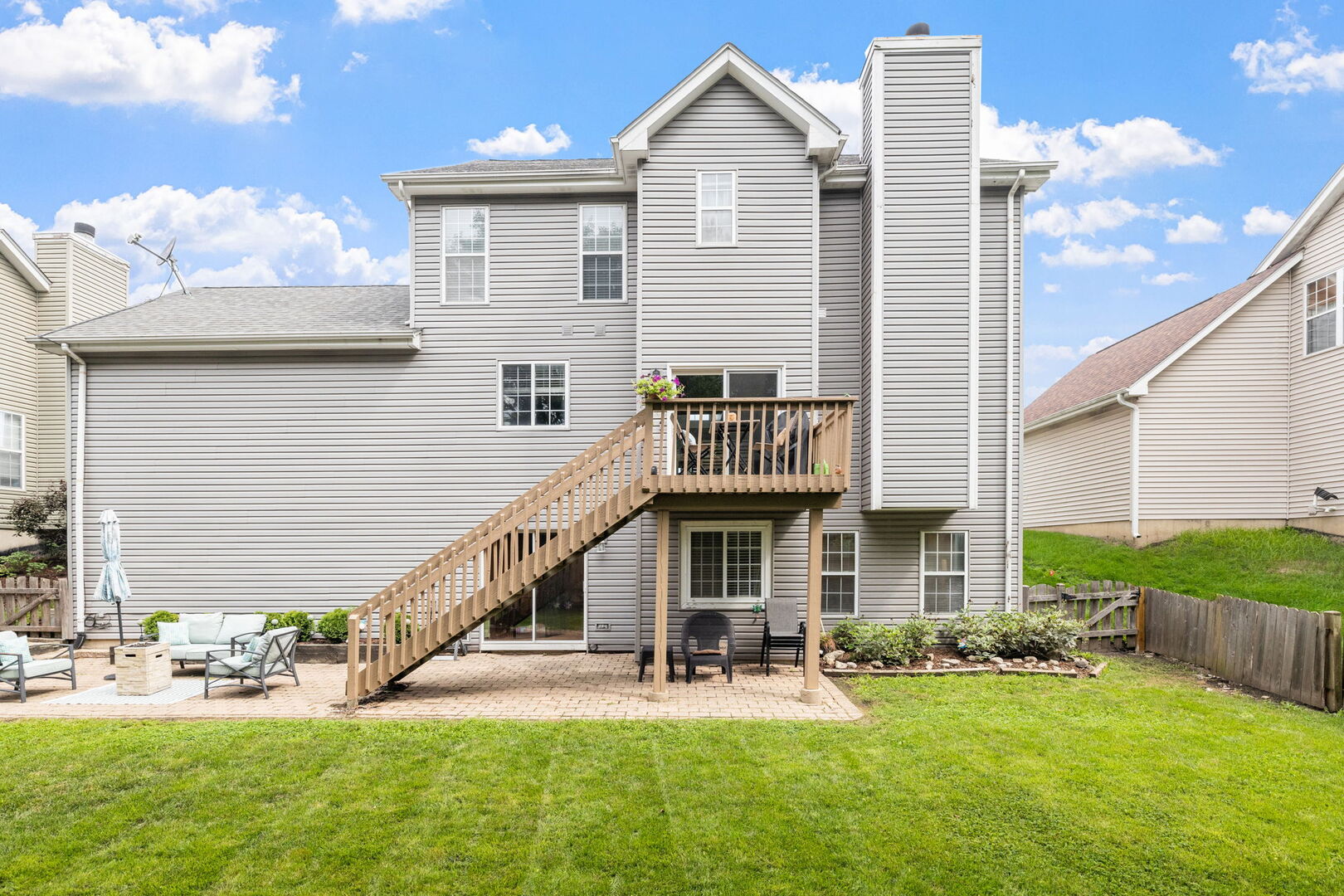 2161 Hammel Lane Aurora, IL 60504 - Photo 27 of 33 a view of an house with backyard porch and sitting area