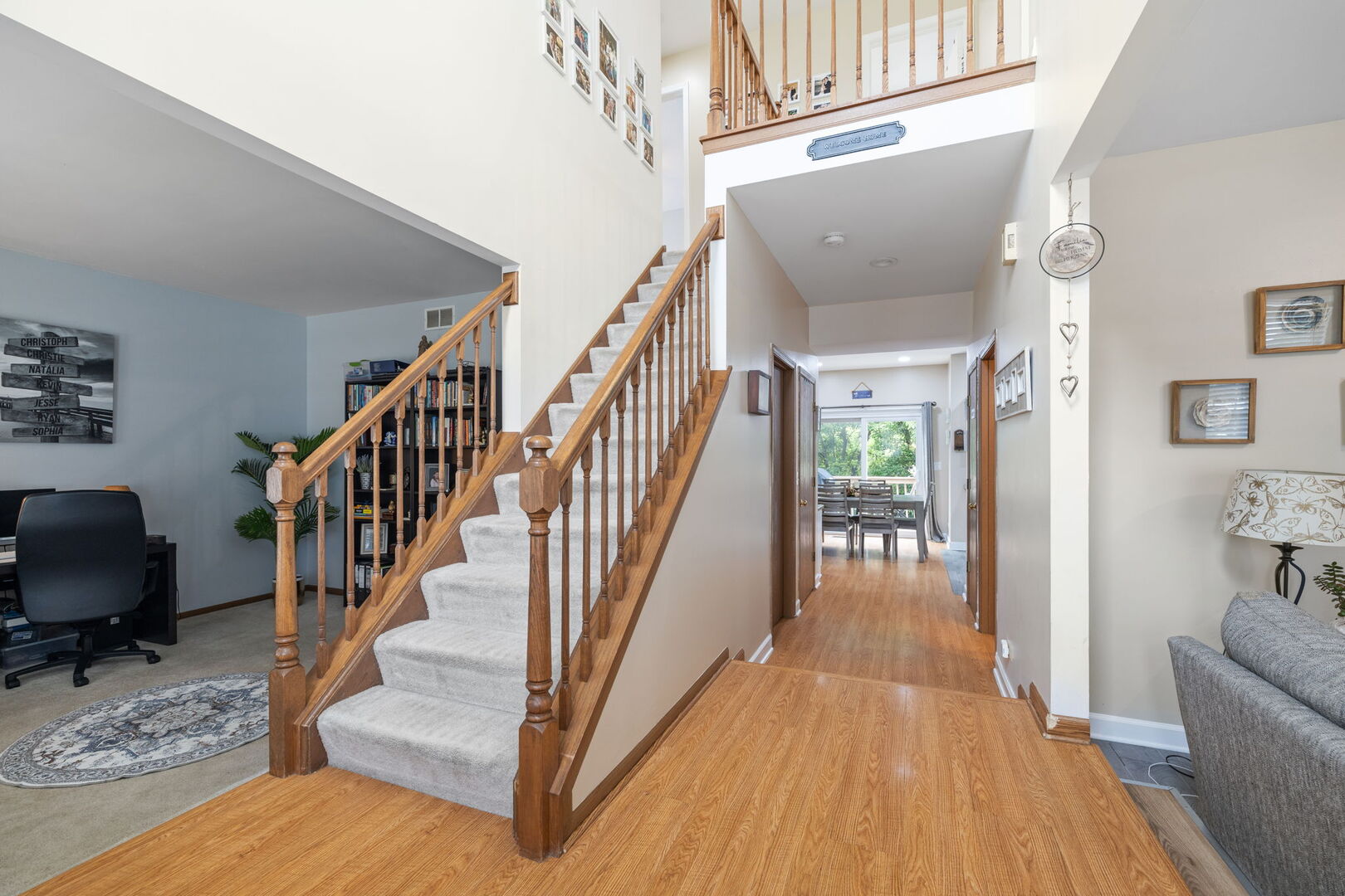 2161 Hammel Lane Aurora, IL 60504 - Photo 3 of 33 a view of entryway and hall with wooden floor