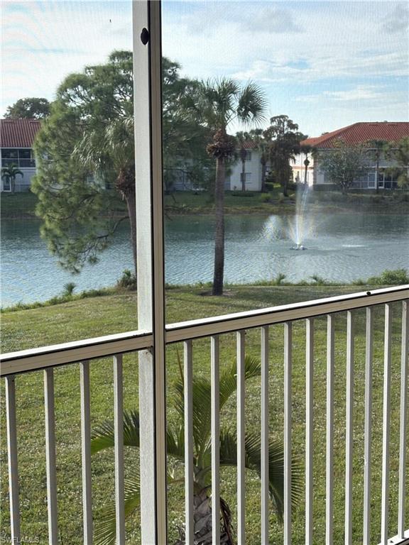 685 Luisa Lane, Unit 4 Naples, FL 34104 - Photo 24 of 25 a view of a balcony with lake view