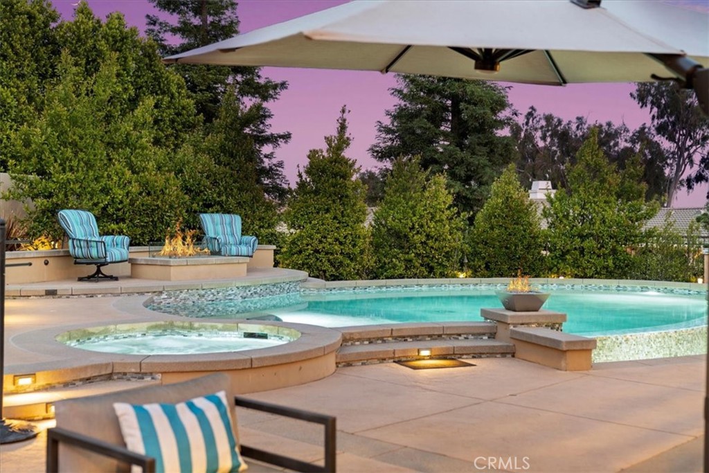 2510 Belleview Road Upland, CA 91784 - Photo 49 of 59 an outdoor view of a garden with an outdoor seating