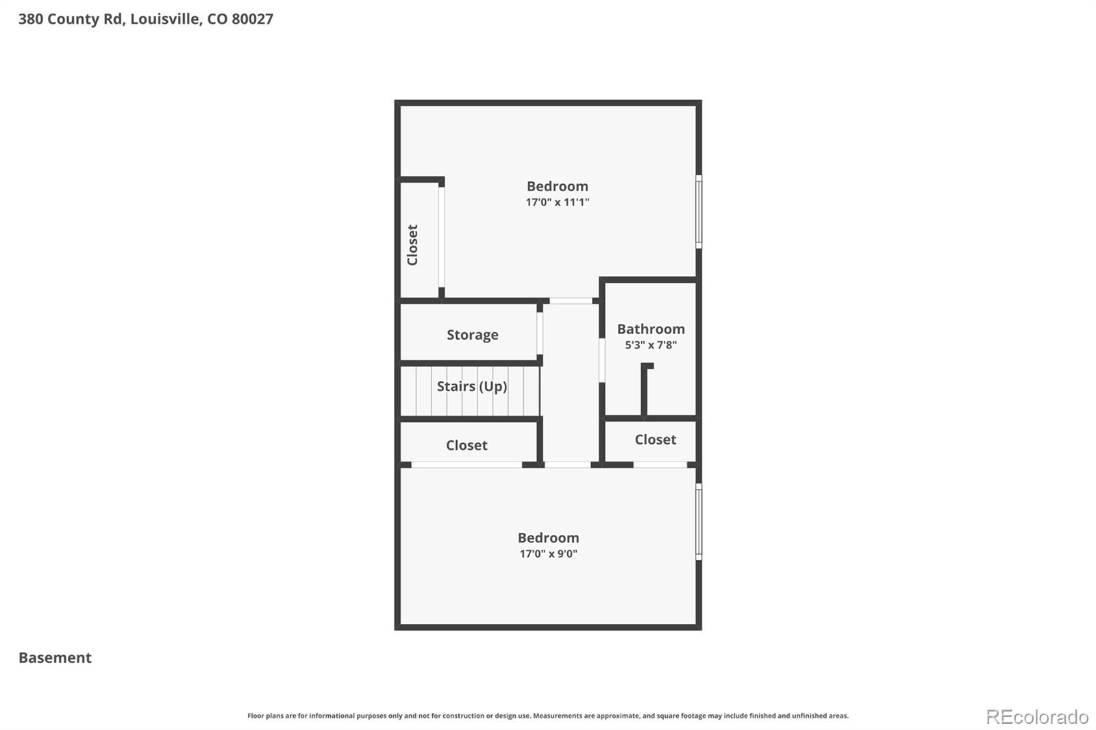380 County Road Louisville, CO 80027 - Photo 40 of 42 a picture of a floor plan