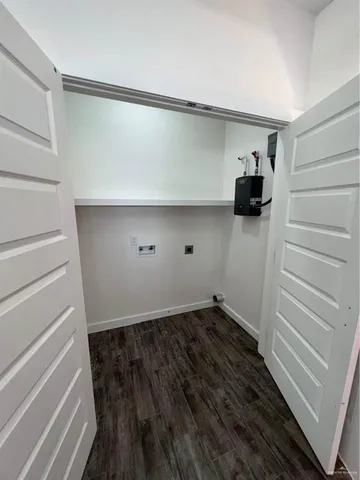 a view of storage and utility room