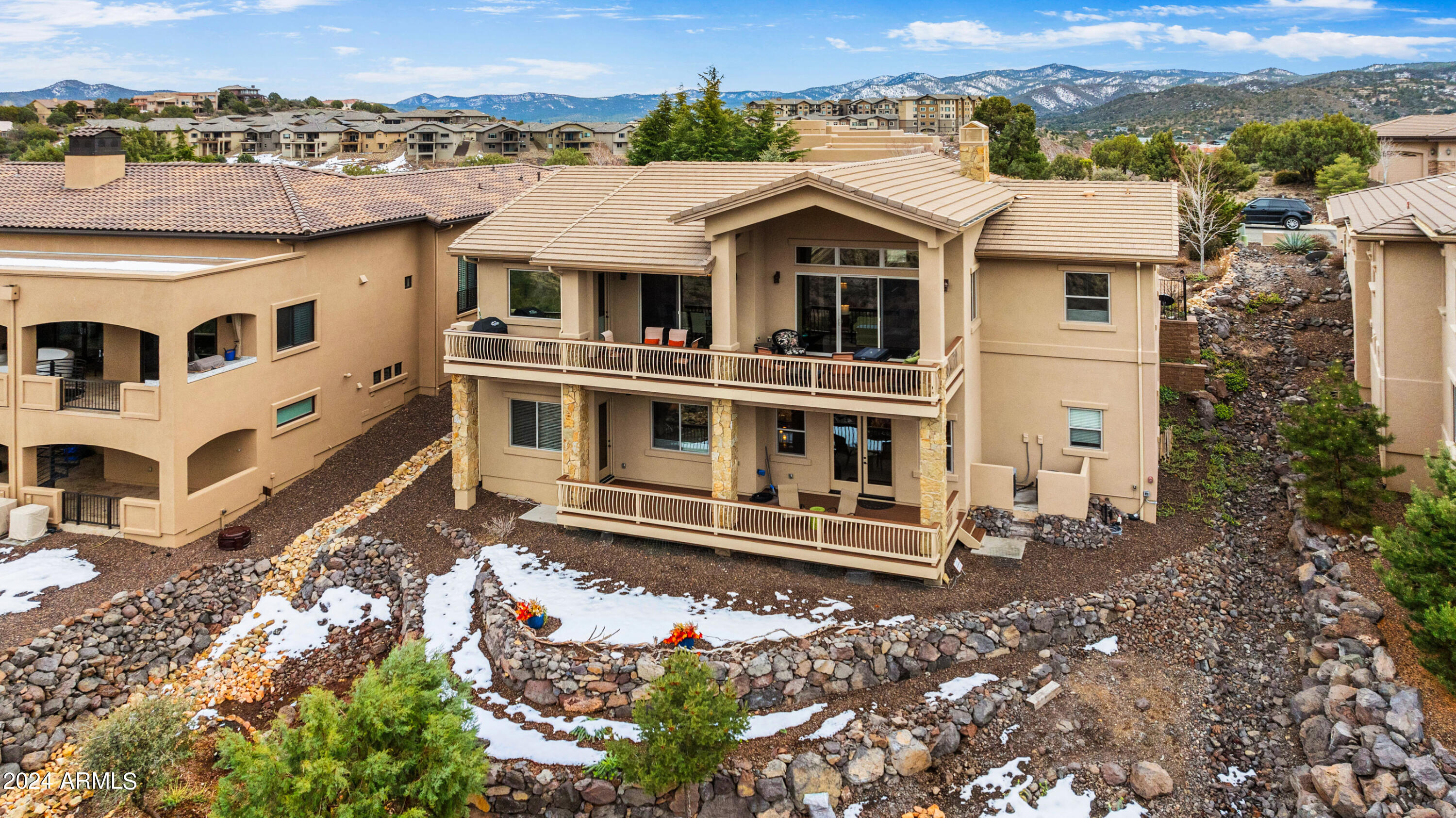 3302 Bar-Circle-A Road Prescott, AZ 86301 - Photo 43 of 48 Aerial Rear of Residence