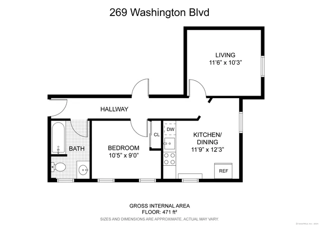 $2,100 | 269 Washington Boulevard, Unit 2, Stamford, CT 06902