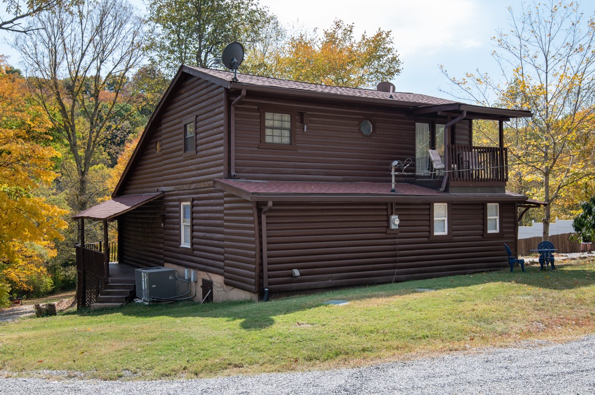 1840 Garrison Branch Road Cottontown, TN 37048 - Photo 24 of 41 Back view of this beautiful log home