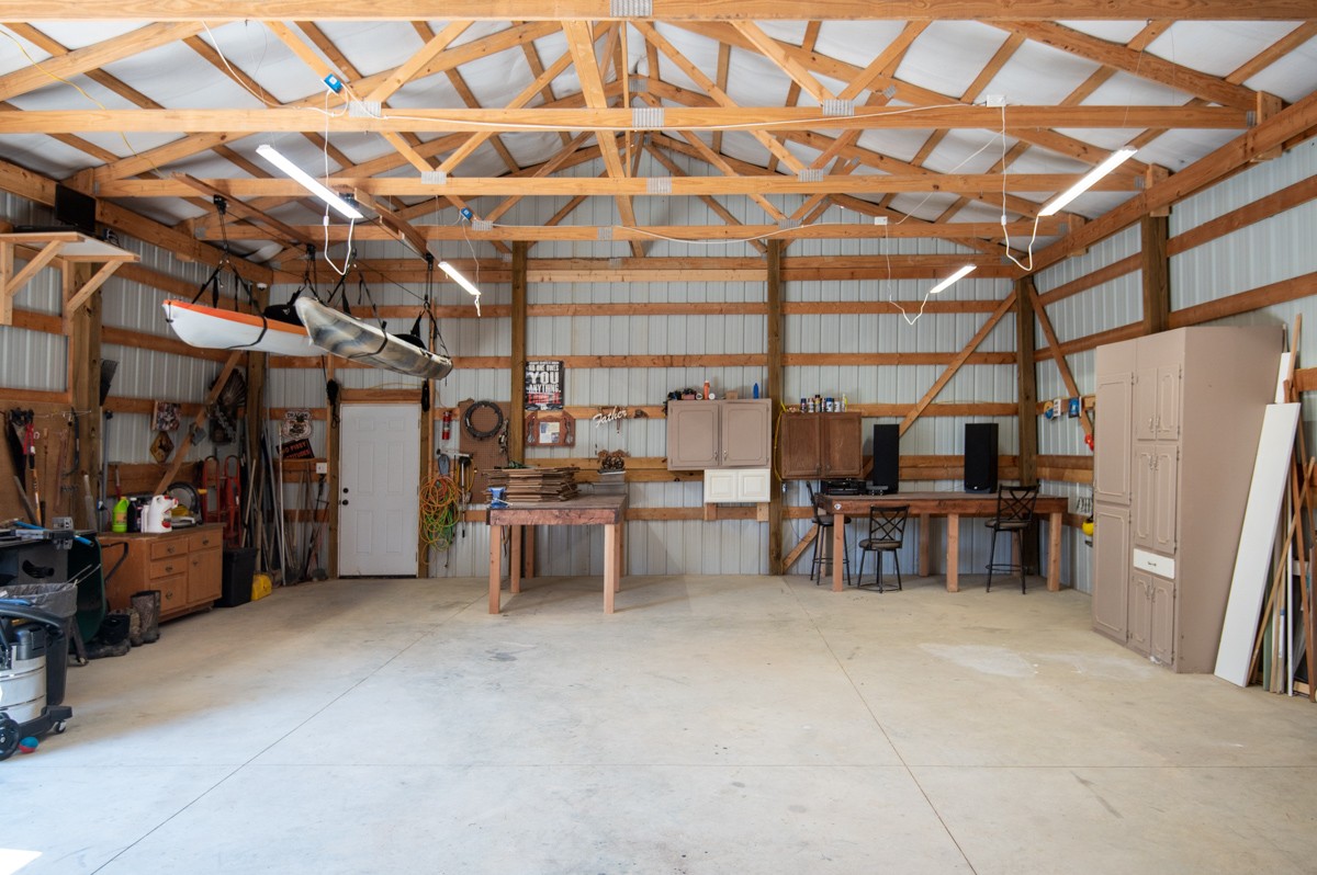 1840 Garrison Branch Road Cottontown, TN 37048 - Photo 28 of 41 Interior view of the metal building.