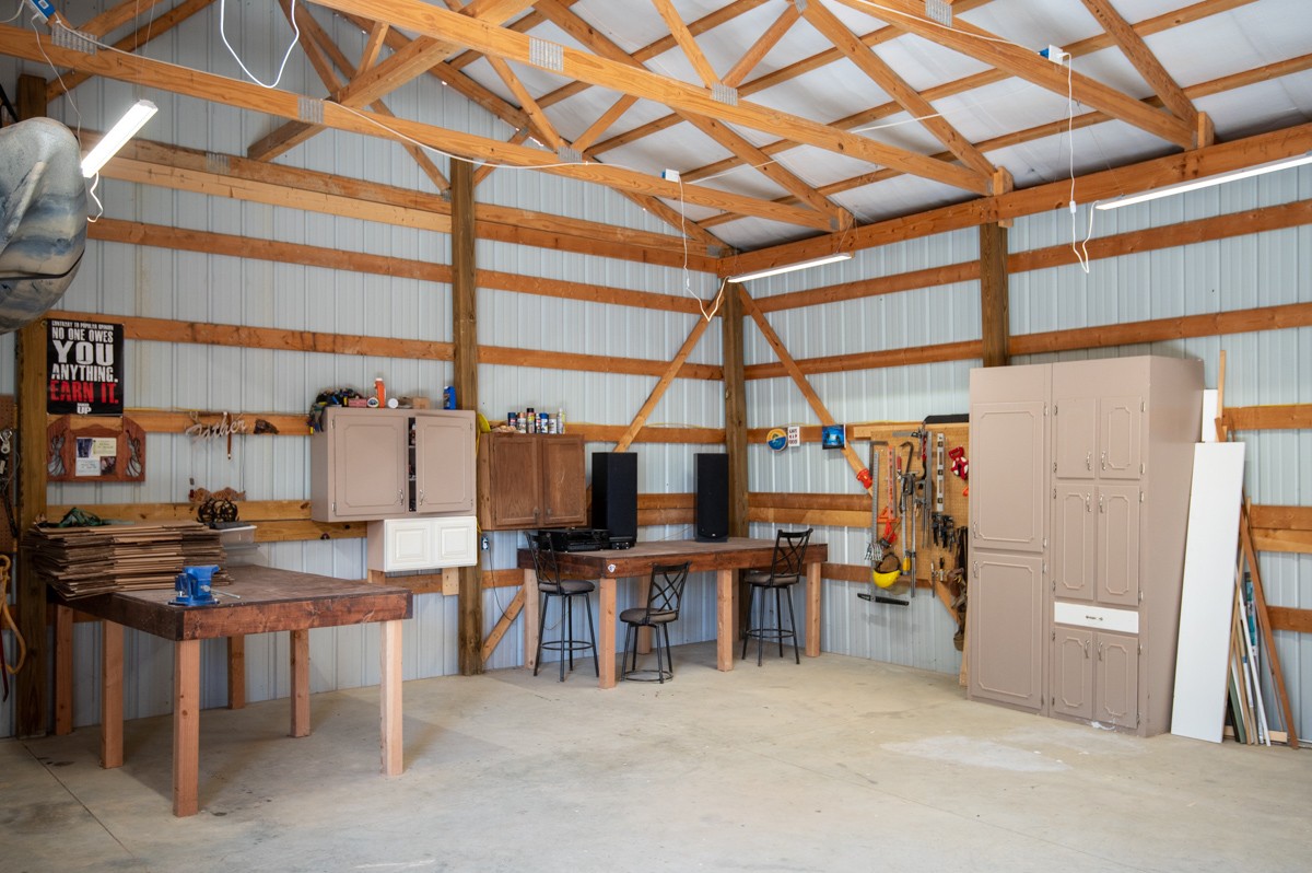 1840 Garrison Branch Road Cottontown, TN 37048 - Photo 29 of 41 Another view features work spaces in the metal building.