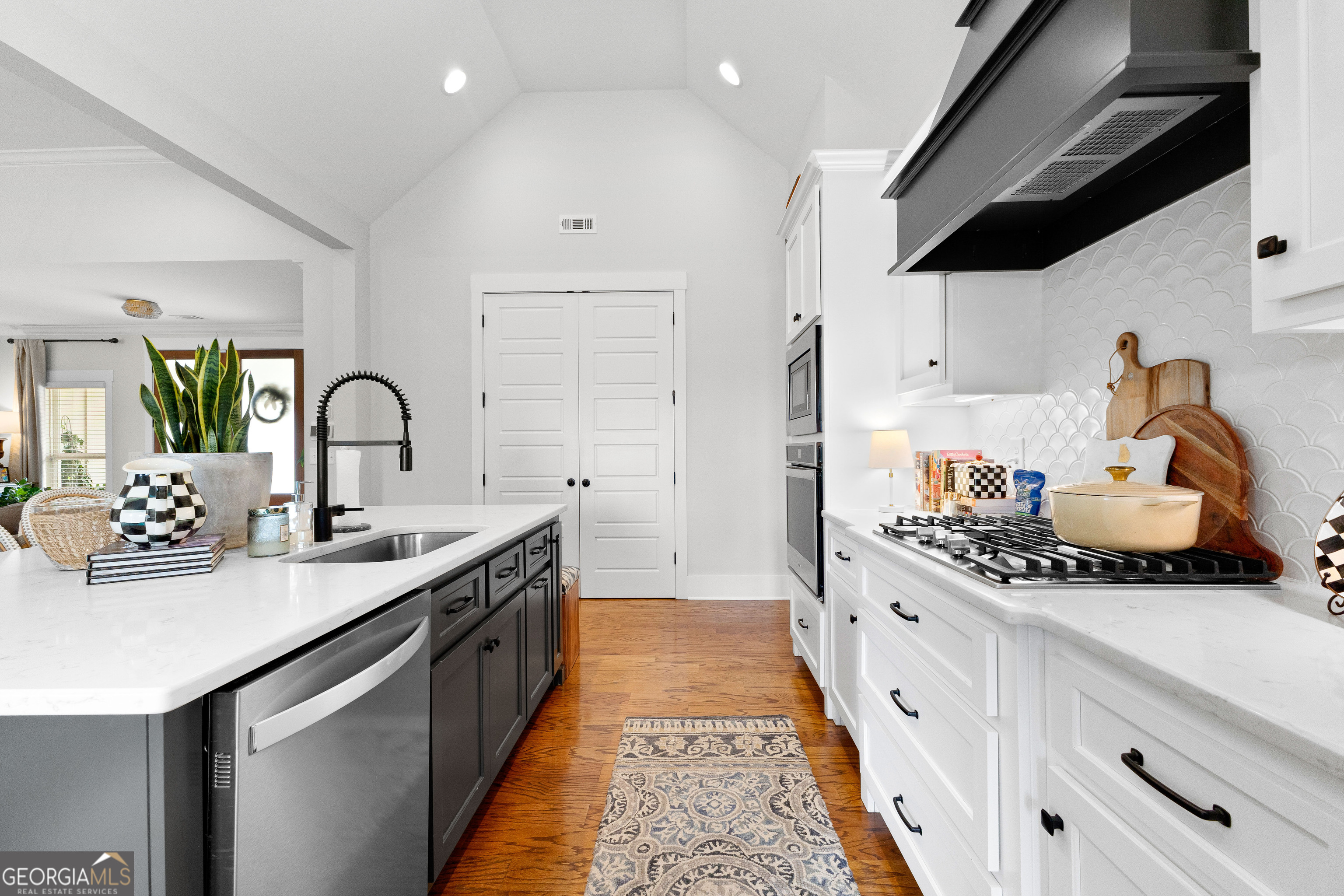 21 Waterview Circle Newnan, GA 30263 - Photo 24 of 75 a kitchen with granite countertop a sink and cabinets