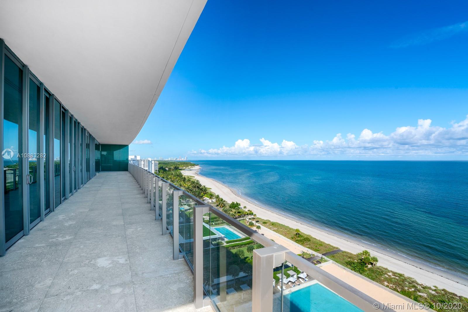 360 Ocean Drive, Unit PH1S Key Biscayne, FL 33149 - Photo 17 of 30 a view of a balcony with an outdoor space