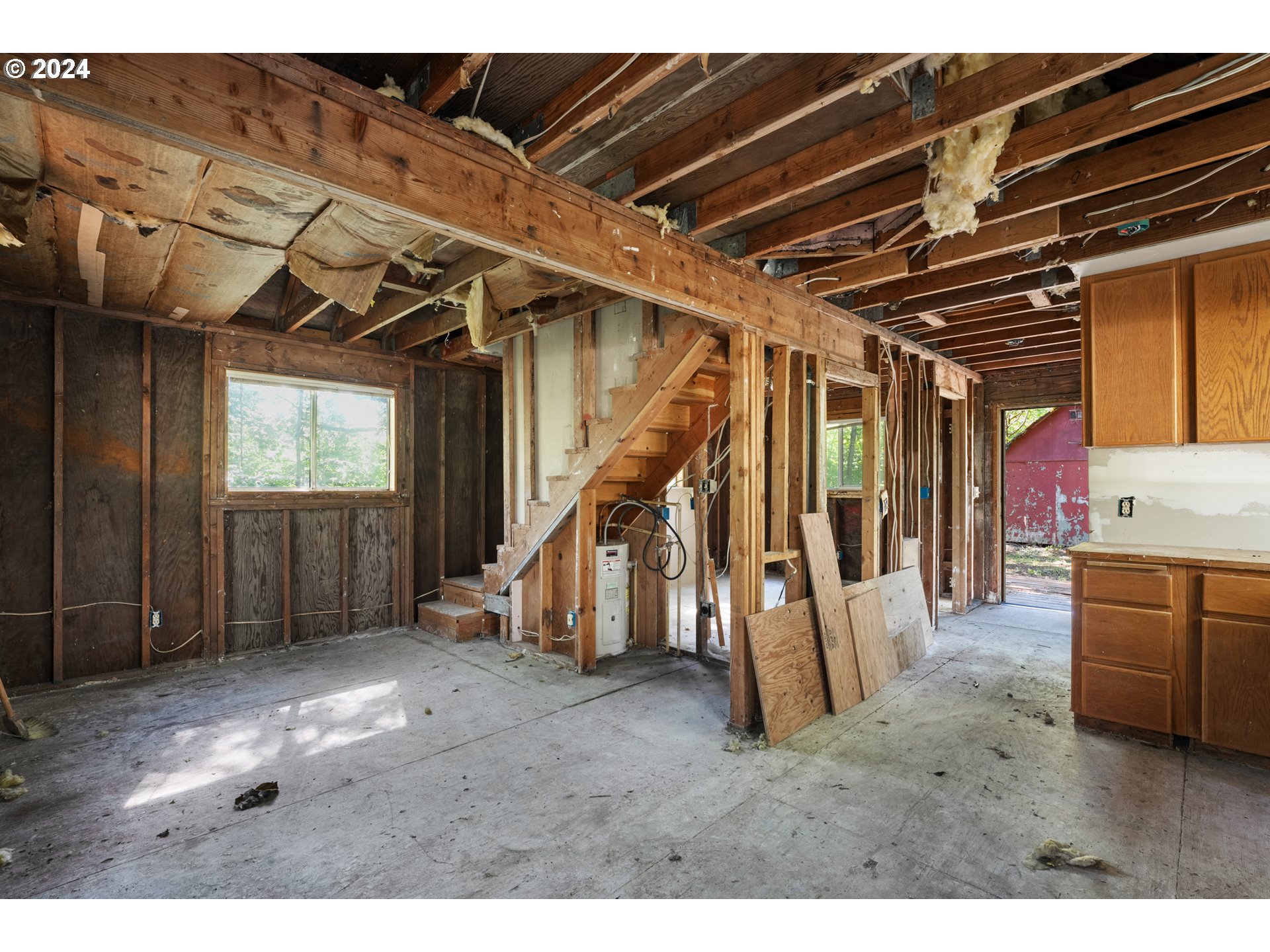 14644 Lewis River Road Ariel, WA 98603 - Photo 7 of 28 a view of a hallway with stairs