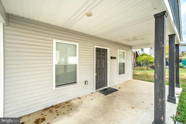 a view of a road with a road from a window