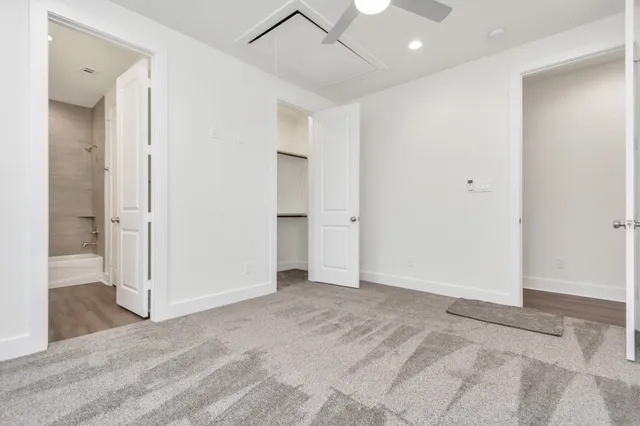 a view of an empty room