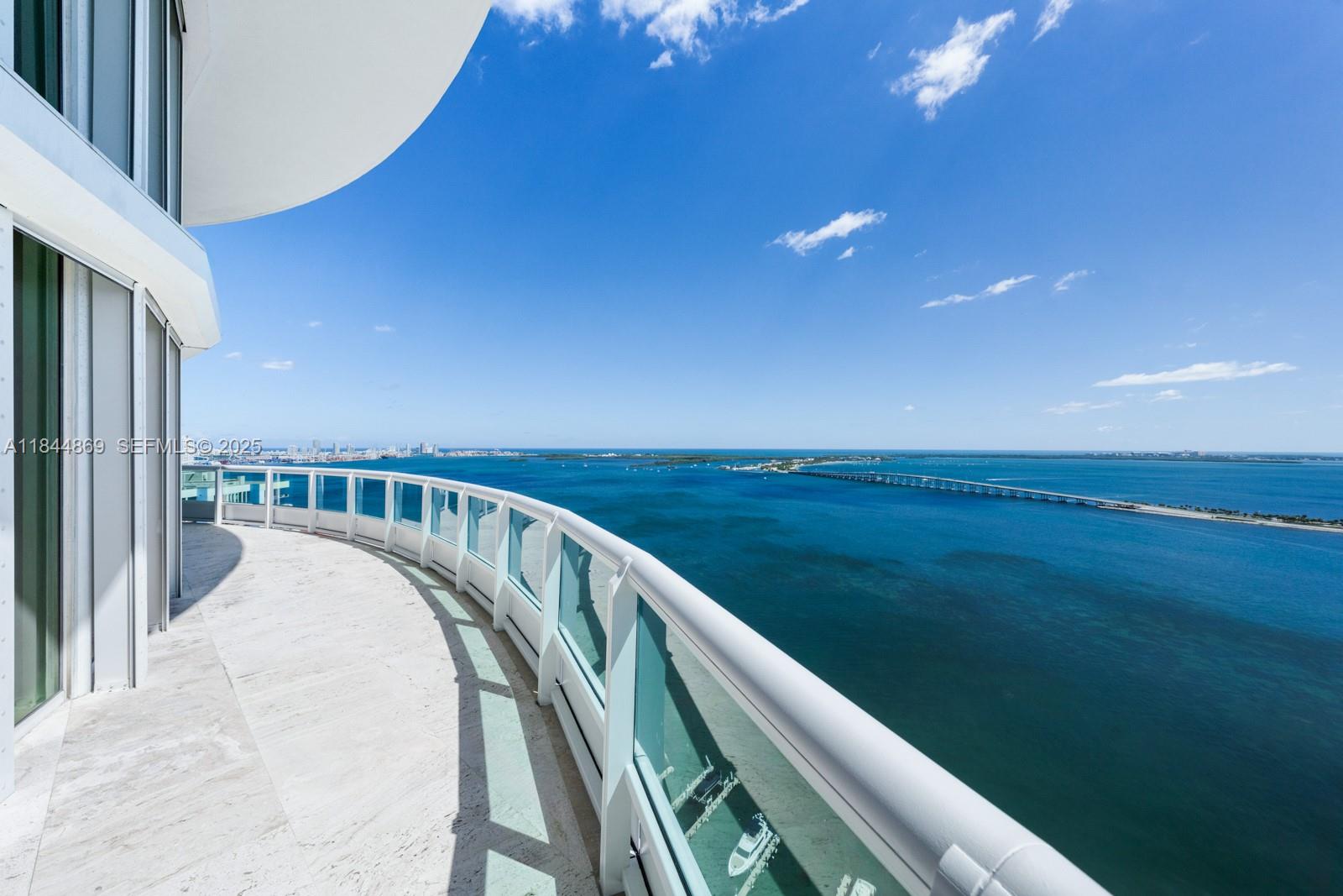 1643 Brickell Avenue, Unit 3702 Miami, FL 33129 - Photo 5 of 32 a view of a balcony with an outdoor space