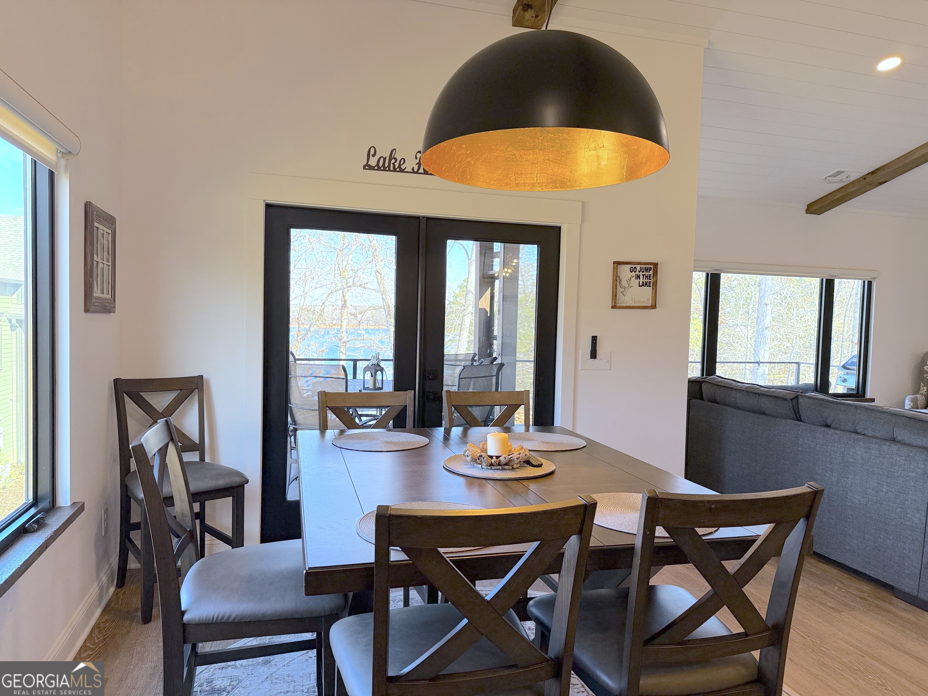 73 Yacht Club Hartwell, GA 30643 - Photo 26 of 71 a dining room with furniture and wooden floor