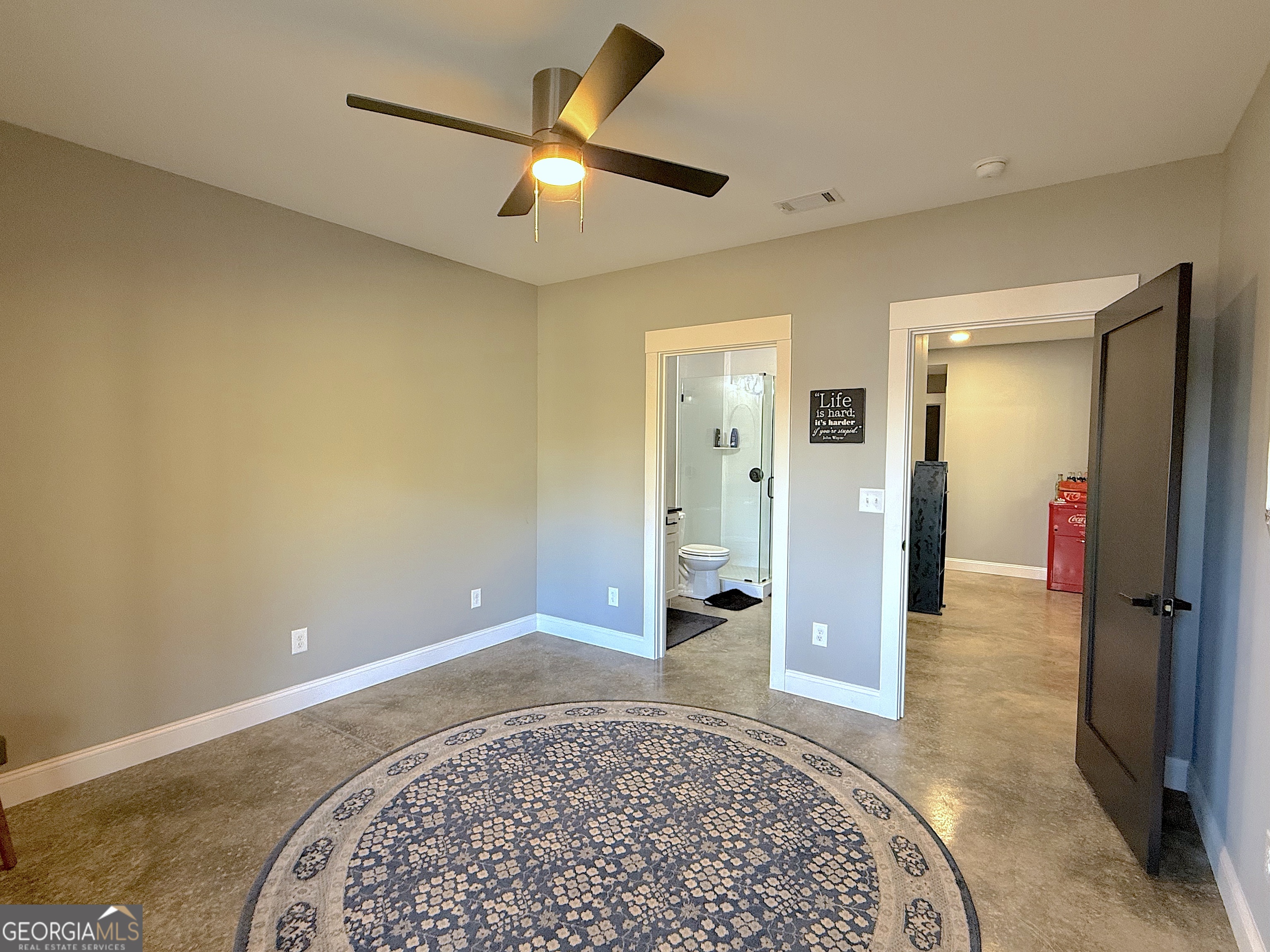 73 Yacht Club Hartwell, GA 30643 - Photo 51 of 71 wooden floor in an empty room and a bathroom