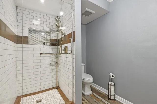 a view of balcony with furniture