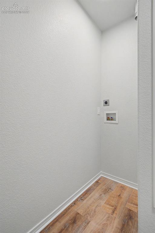 5353 Palomino Ranch Point, Unit 307 Colorado Springs, CO 80922 - Photo 6 of 30 Dedicated laundry room featuring new LVP flooring