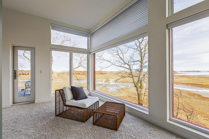 14 Outer Road South Norwalk, CT 06854 - Photo 17 of 38 a living room with furniture and a large window