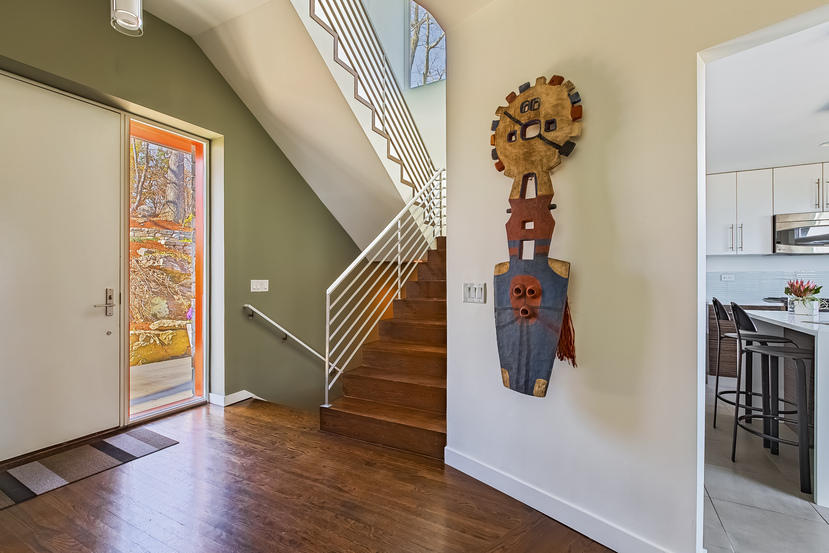 14 Outer Road South Norwalk, CT 06854 - Photo 4 of 38 a view of entryway and hall with wooden floor