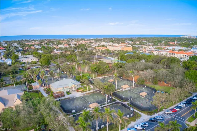 an aerial view of a city with lots of residential buildings