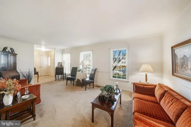 a living room with furniture potted plant and a window