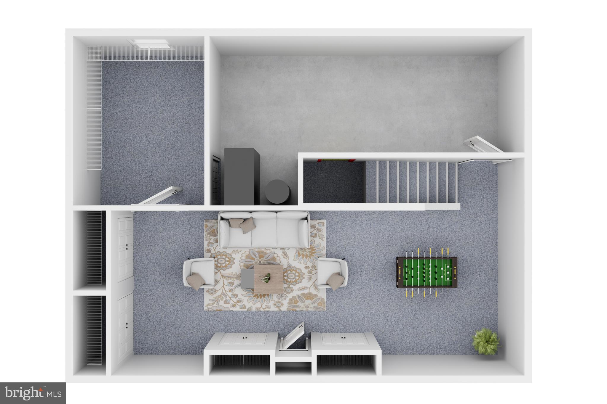 20 Allenhurst Court Gaithersburg, MD 20878 - Photo 53 of 57 a living room with furniture and a potted plant