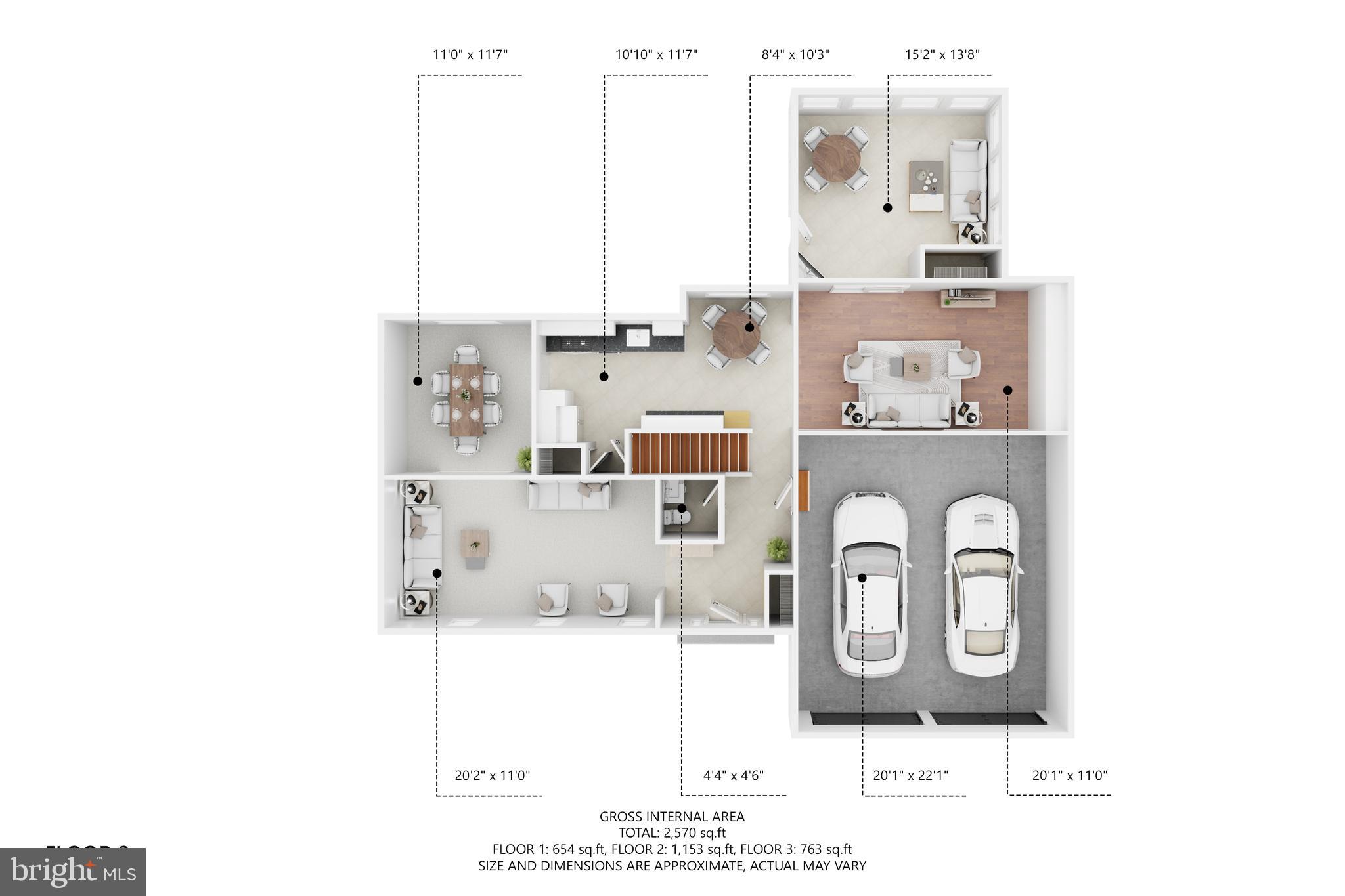 20 Allenhurst Court Gaithersburg, MD 20878 - Photo 55 of 57 a picture of a floor plan