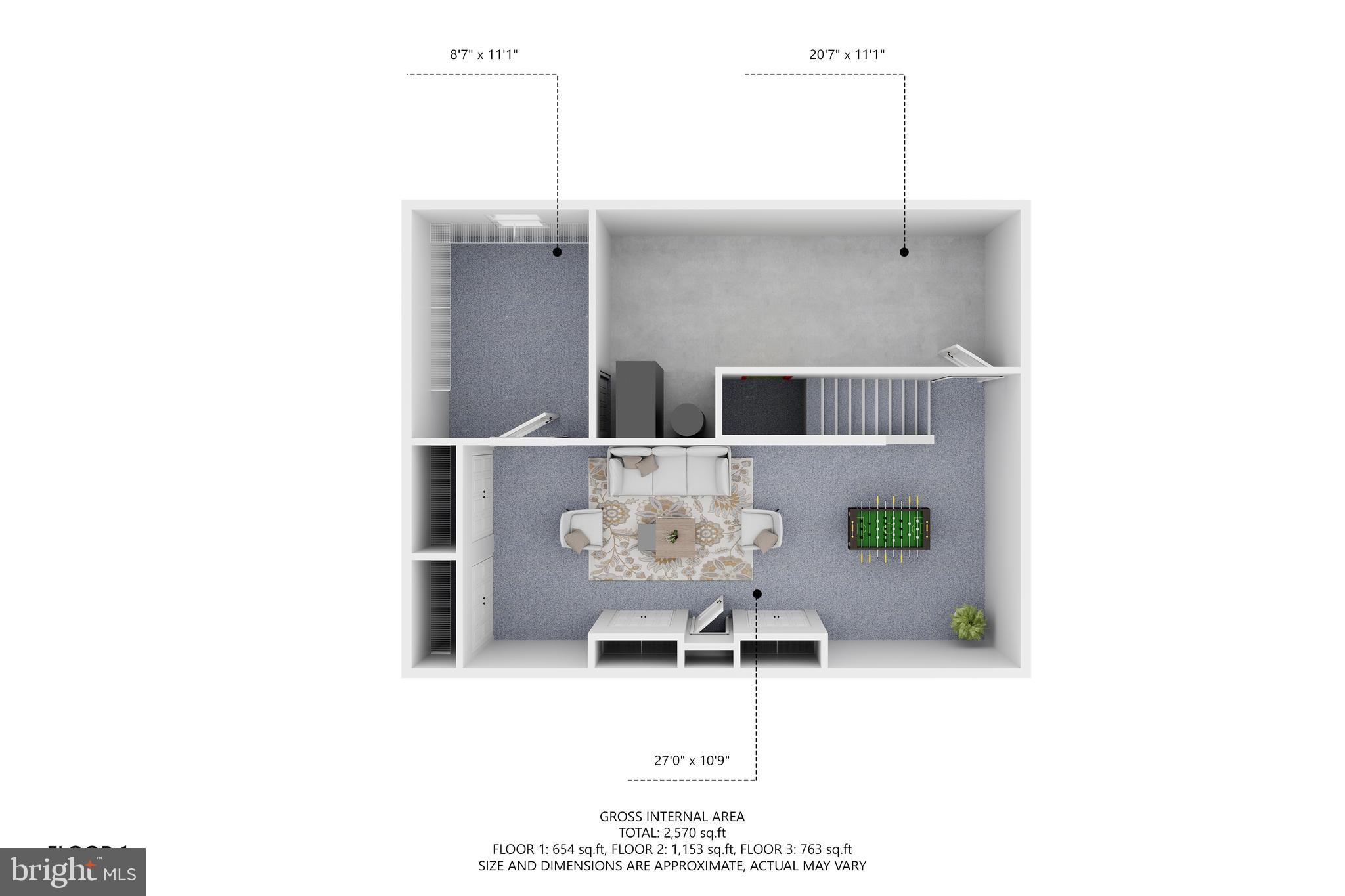 20 Allenhurst Court Gaithersburg, MD 20878 - Photo 56 of 57 a living room with furniture and a window