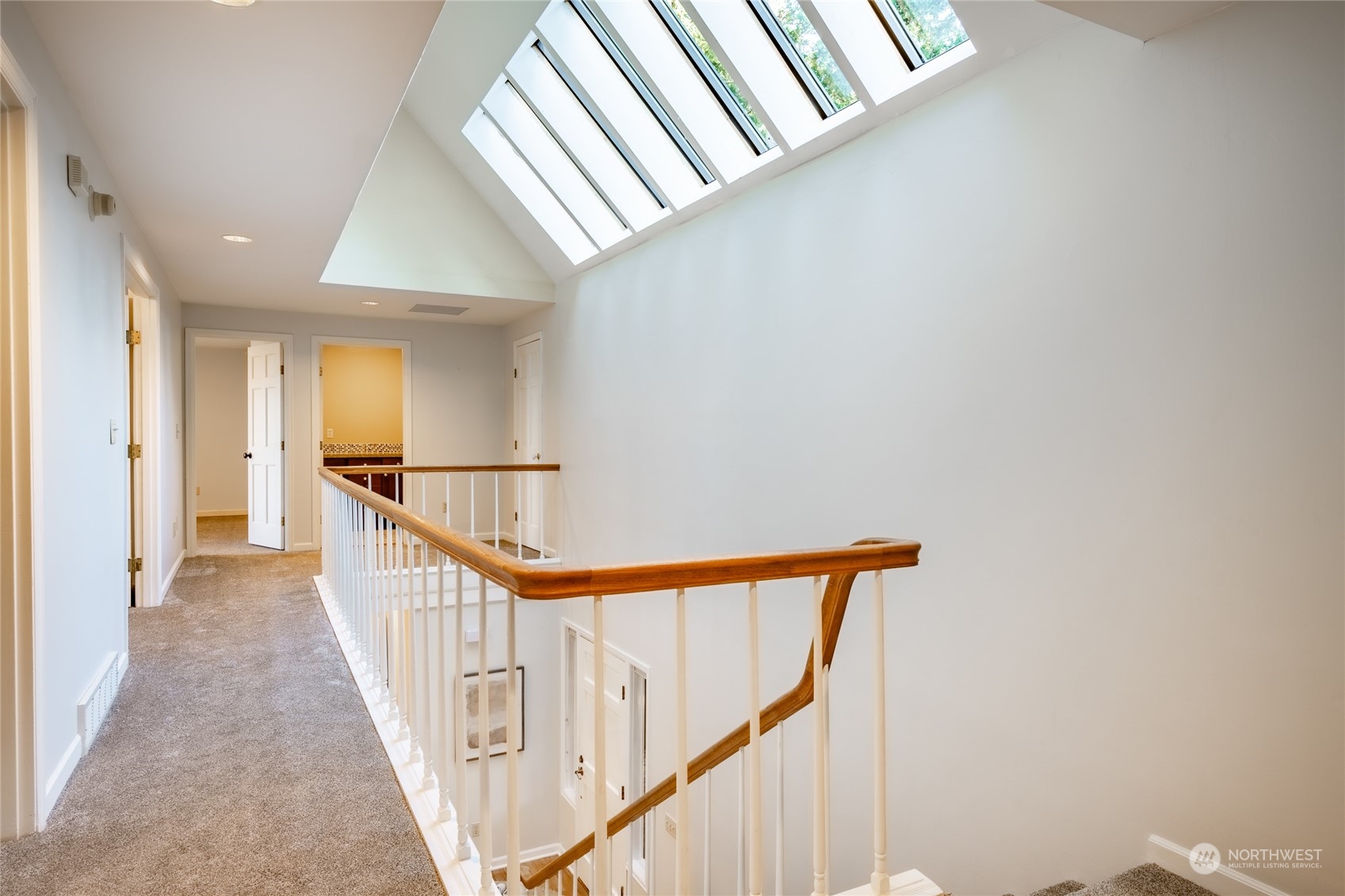 624 Clark Road Bellingham, WA 98225 - Photo 25 of 40 a view of a hallway with staircase