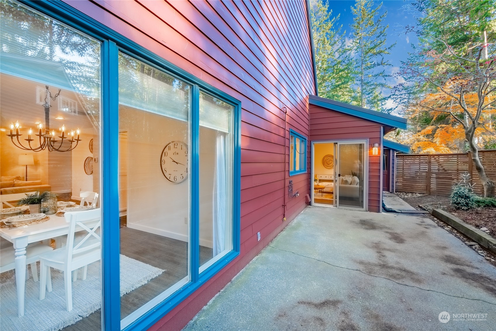 624 Clark Road Bellingham, WA 98225 - Photo 38 of 40 a view of a backyard with a large tree