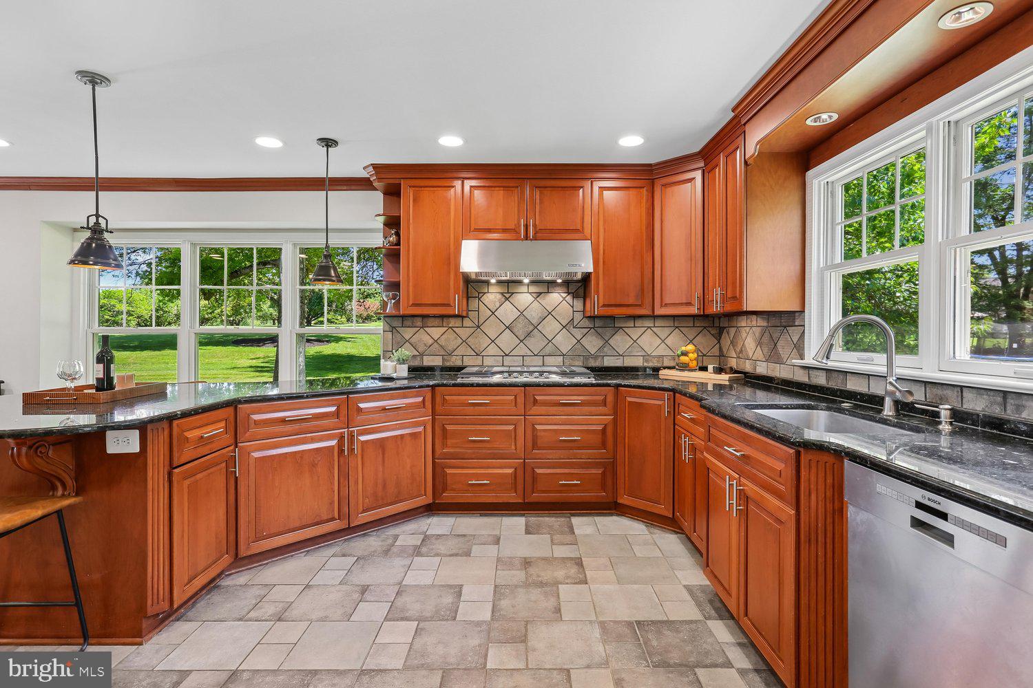 20920 Sunnyacres Road Gaithersburg, MD 20882 - Photo 12 of 64 Gourmet kitchen with cherry cabinetry