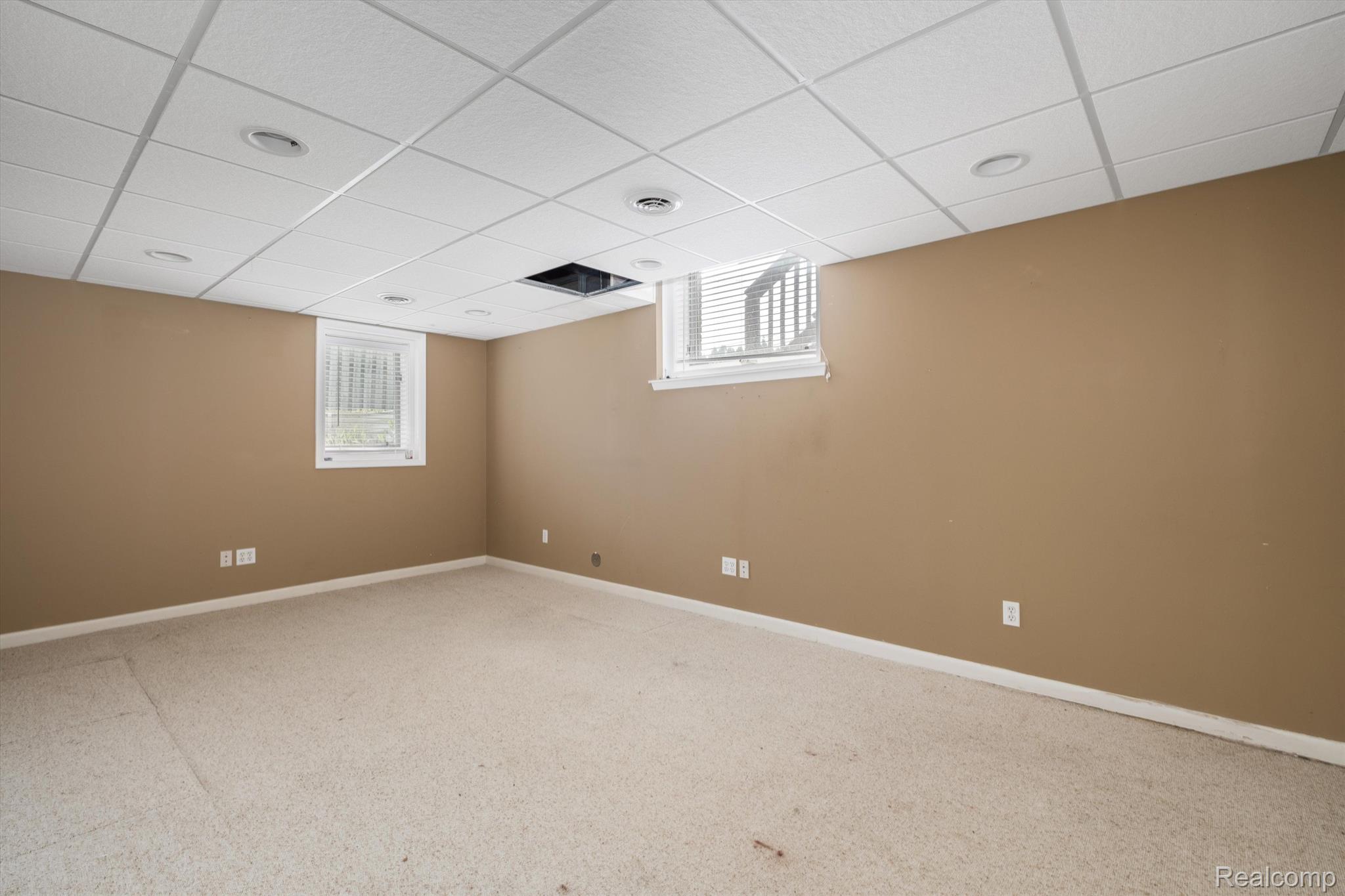 52903 Chesterfield Road New Baltimore, MI 48051 - Photo 40 of 54 6th Bedroom/Flex Room in Basement w Egress Window