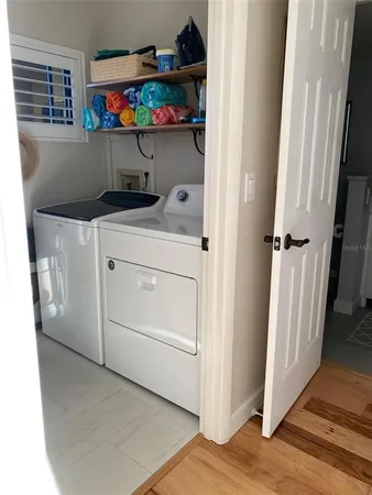 a room with storage and utility