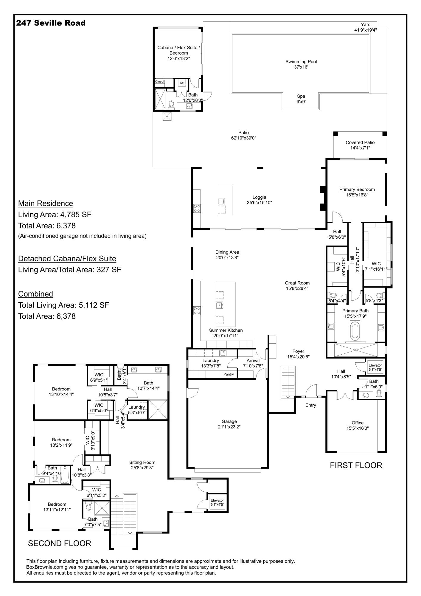 247 Seville Road West Palm Beach, FL 33405 - Photo 65 of 65 247 Seville Road Floor Plan All Feb 2026