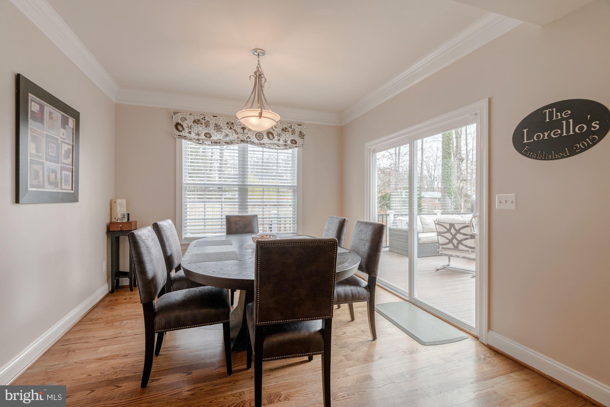 4113 Roberts Road Fairfax, VA 22032 - Photo 14 of 30 Informal Eating Space w/Slider to Deck