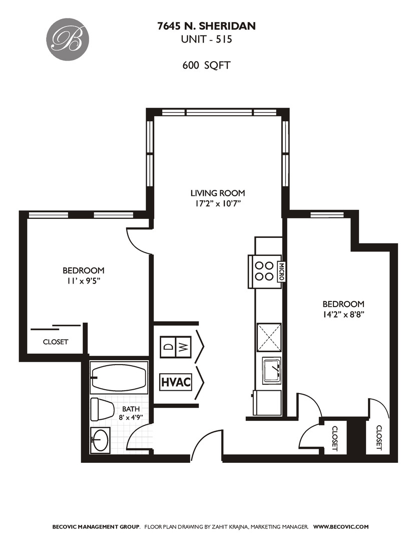 7645 North Sheridan Road, Unit 415 Chicago, IL 60626 - Photo 8 of 12 Gallery Image 8