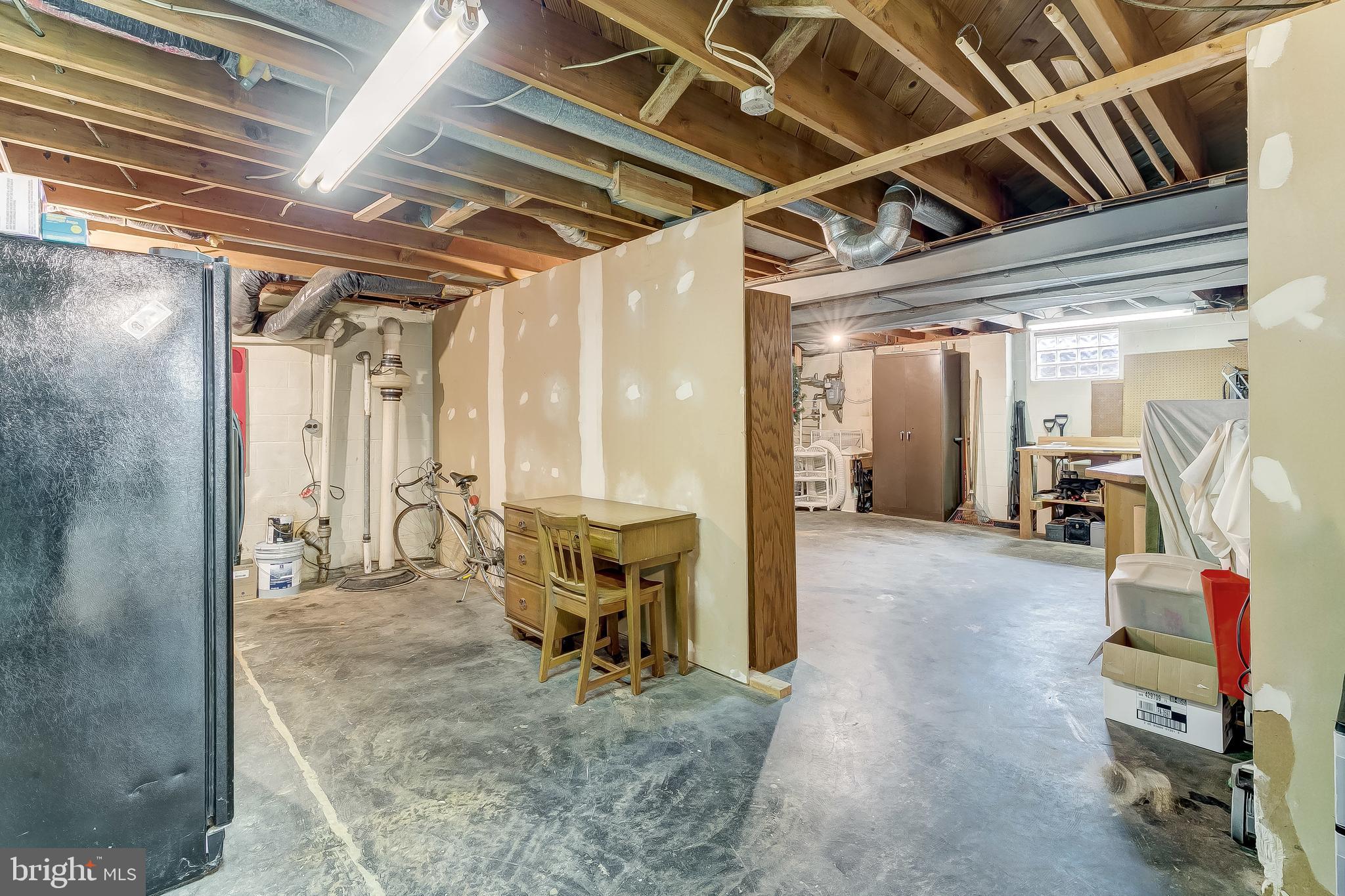 101 Belfast Road Lutherville-Timonium, MD 21093 - Photo 45 of 62 Unfinished portion great for storage or work area