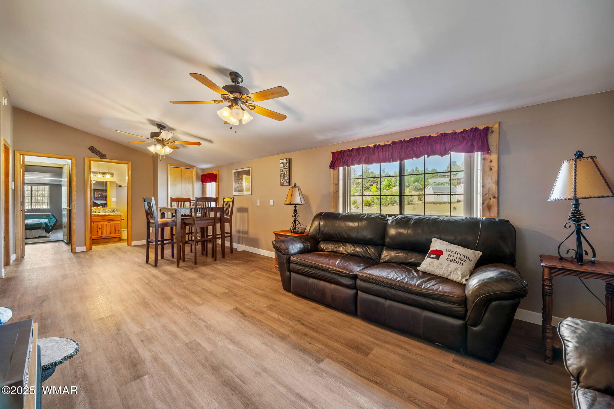 1850 Ansell Road Heber, AZ 85928 - Photo 18 of 34 a living room with furniture and a large window