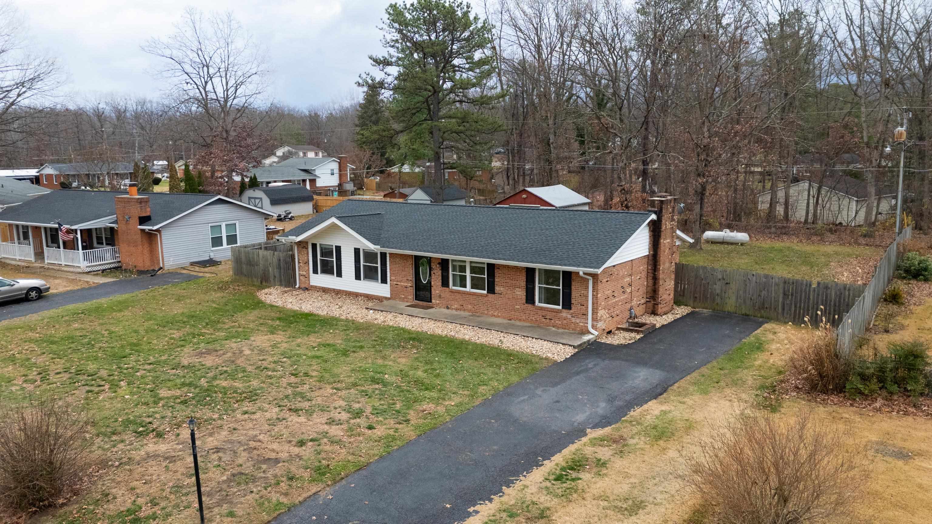 77 Greenway Road Stuarts Draft, VA 24477 - Photo 49 of 57 a aerial view of a house with a yard