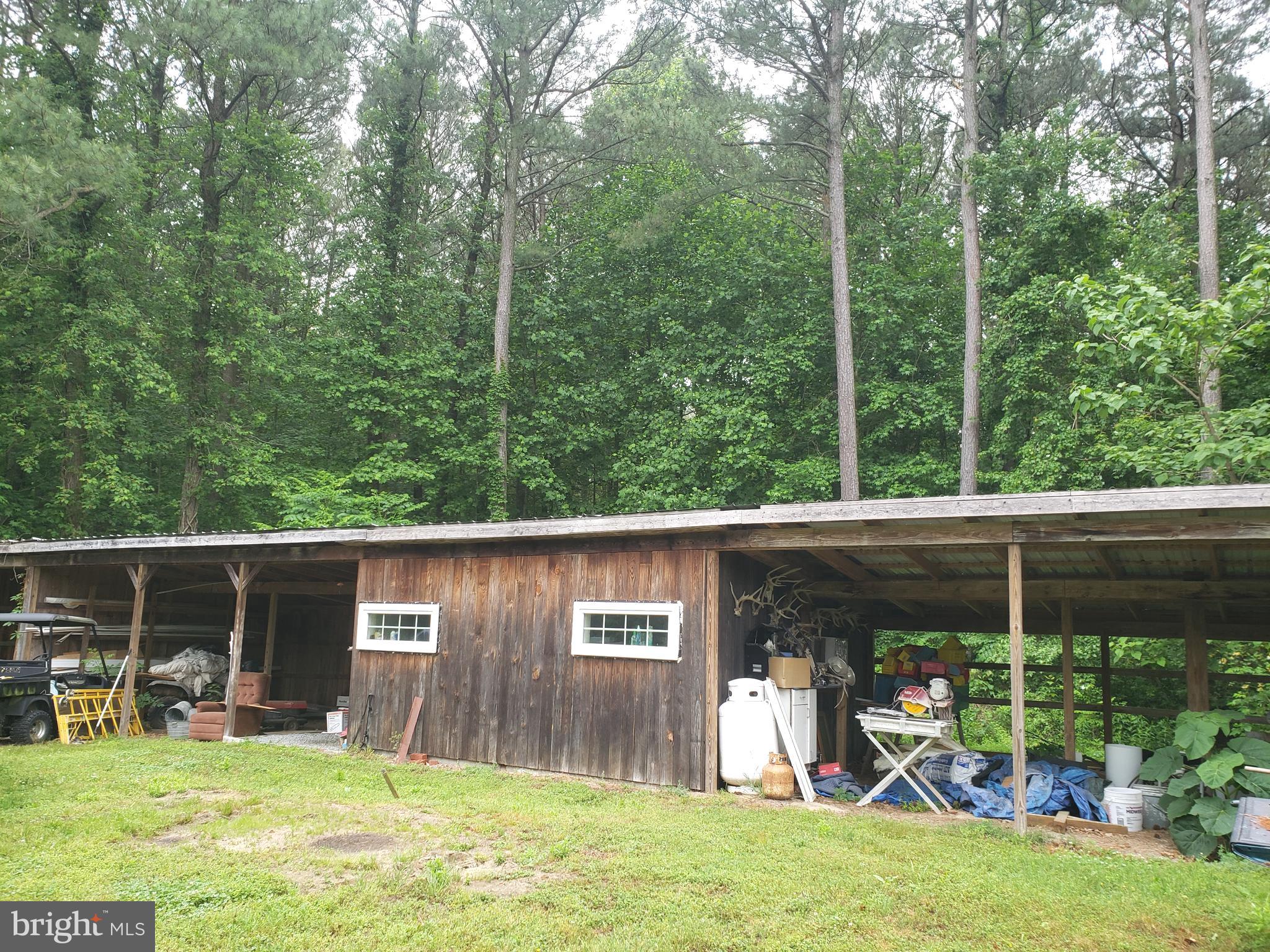 25873 Line Road Denton, MD 21629 - Photo 50 of 67 Large outbuilding with lean to on both side