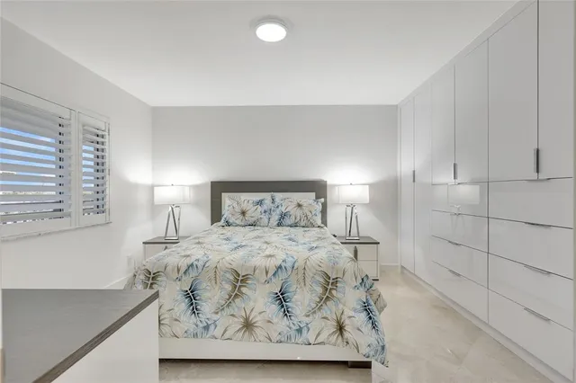 a bathroom with a shower and a toilet