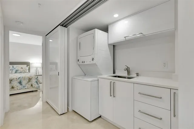 a view of balcony and yard