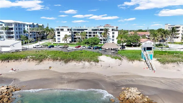 a city view with tall buildings