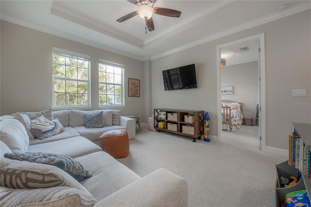 3108 West Villa Rosa Street Tampa, FL 33611 - Photo 39 of 58 a living room with furniture and a flat screen tv