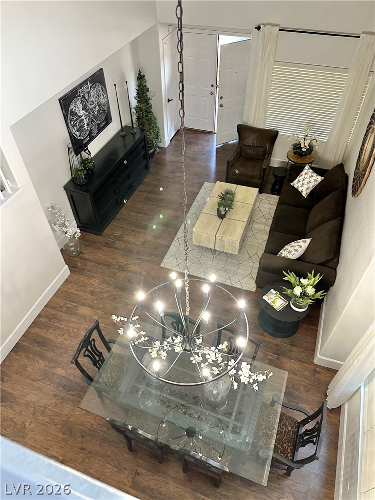10263 Splendor Ridge Avenue Las Vegas, NV 89135 - Photo 11 of 55 LOOKING DOWN FROM LOFT/OFFICE.