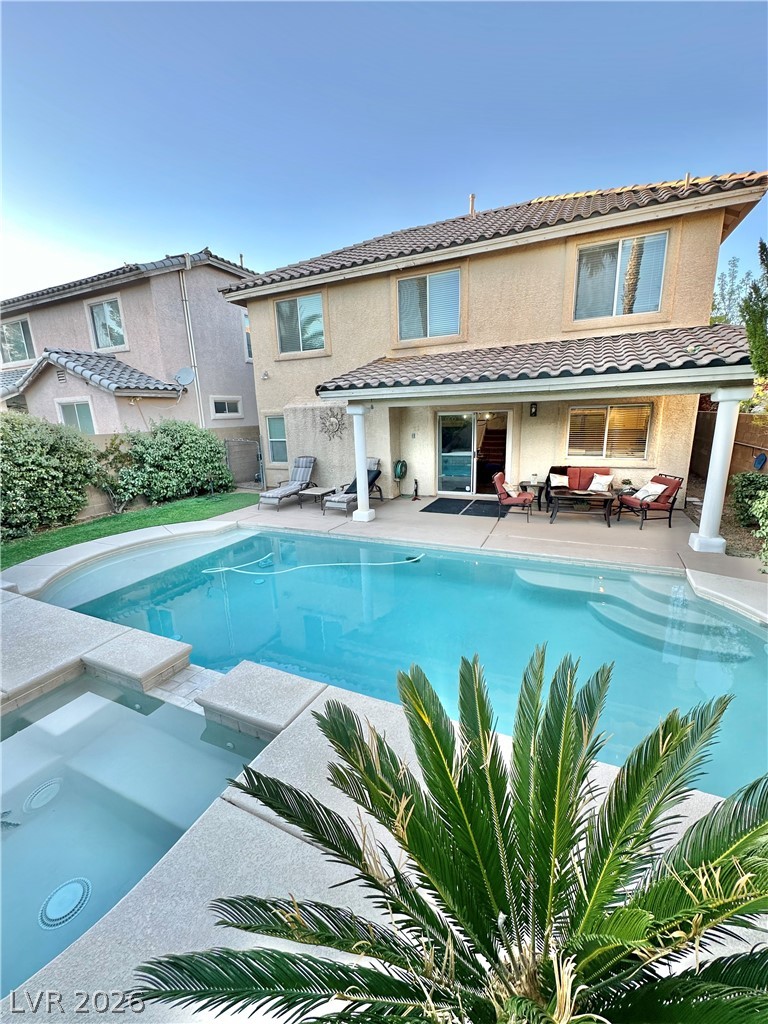 10263 Splendor Ridge Avenue Las Vegas, NV 89135 - Photo 24 of 55 Freshly plastered pool and spa.