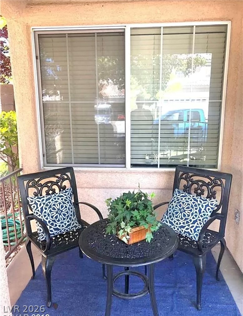 10263 Splendor Ridge Avenue Las Vegas, NV 89135 - Photo 53 of 55 COVERED PORCH WITH COURTYARD.